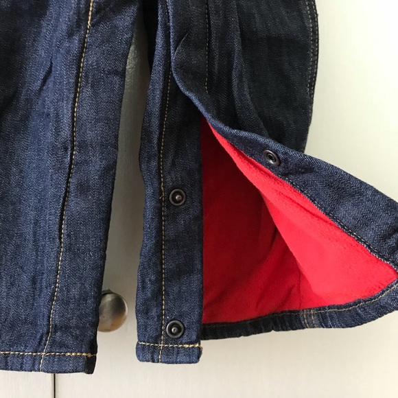 NWT - OshKosh B’gosh Toddler Fleece Lined Overalls - Picture 4 of 5